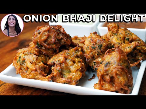 Onion bhajis
